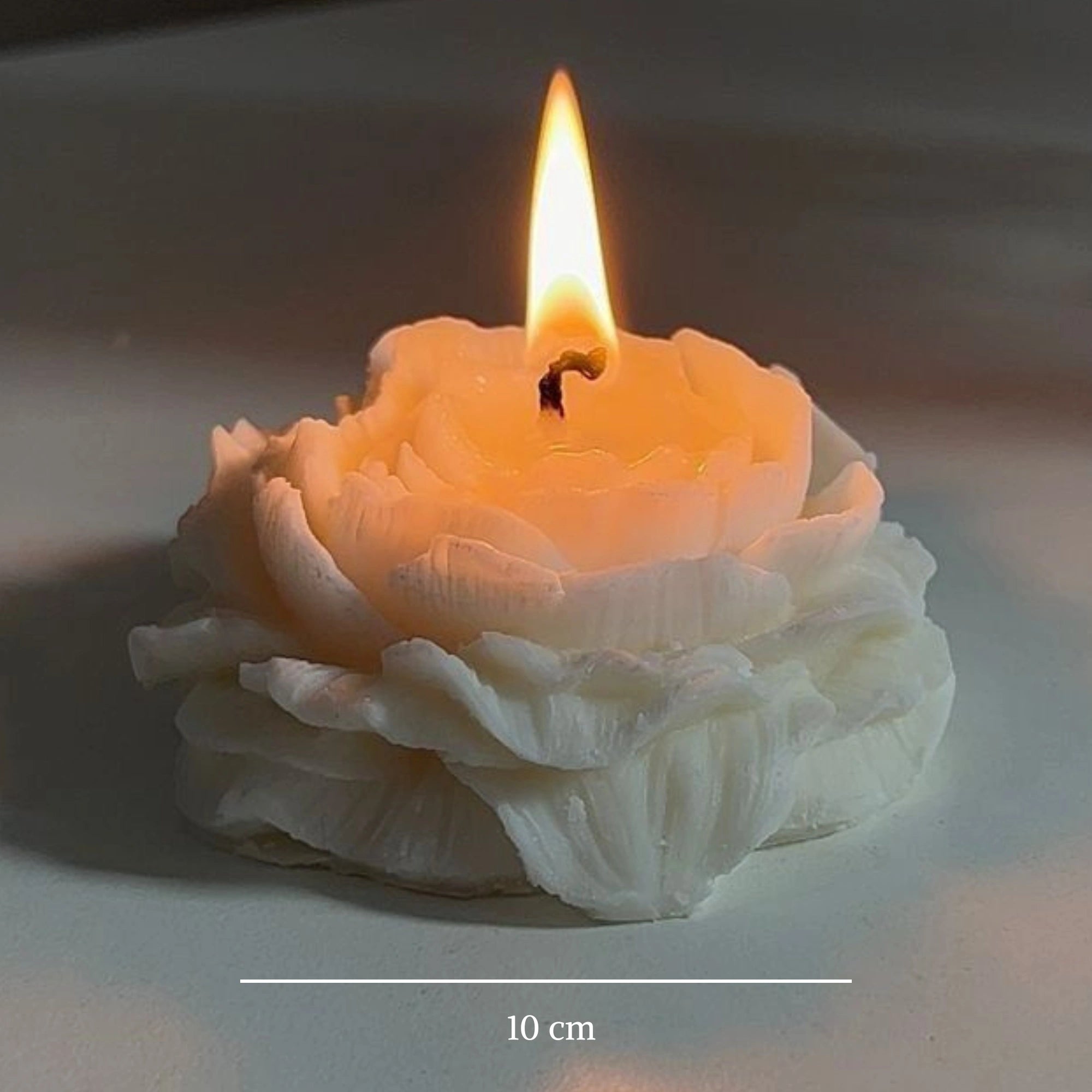 Peony Flower Candle | Scented Floral Gift for Birthday, Home Decoration & Gifting | Rose Candle for Decoration | Floral Scented Soy Wax Bouquet - Euphoria Gifts